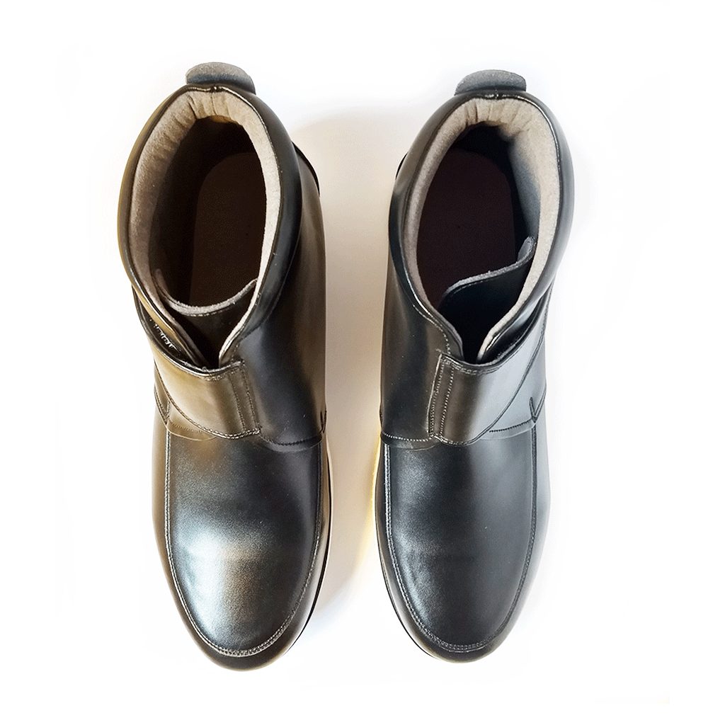 Fashion Genuine leather Women snow Boots elderly mother warm boots female thick shoes with 